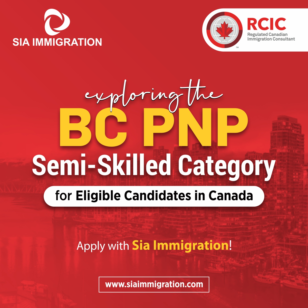 BC PNP Entry Level Semi-Skilled Worker