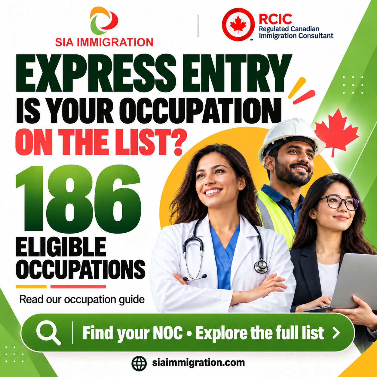 Express Entry 2026: 186 Eligible High-Wage Occupations