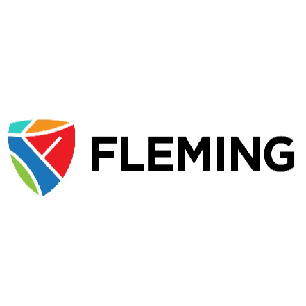 Fleming college** logo