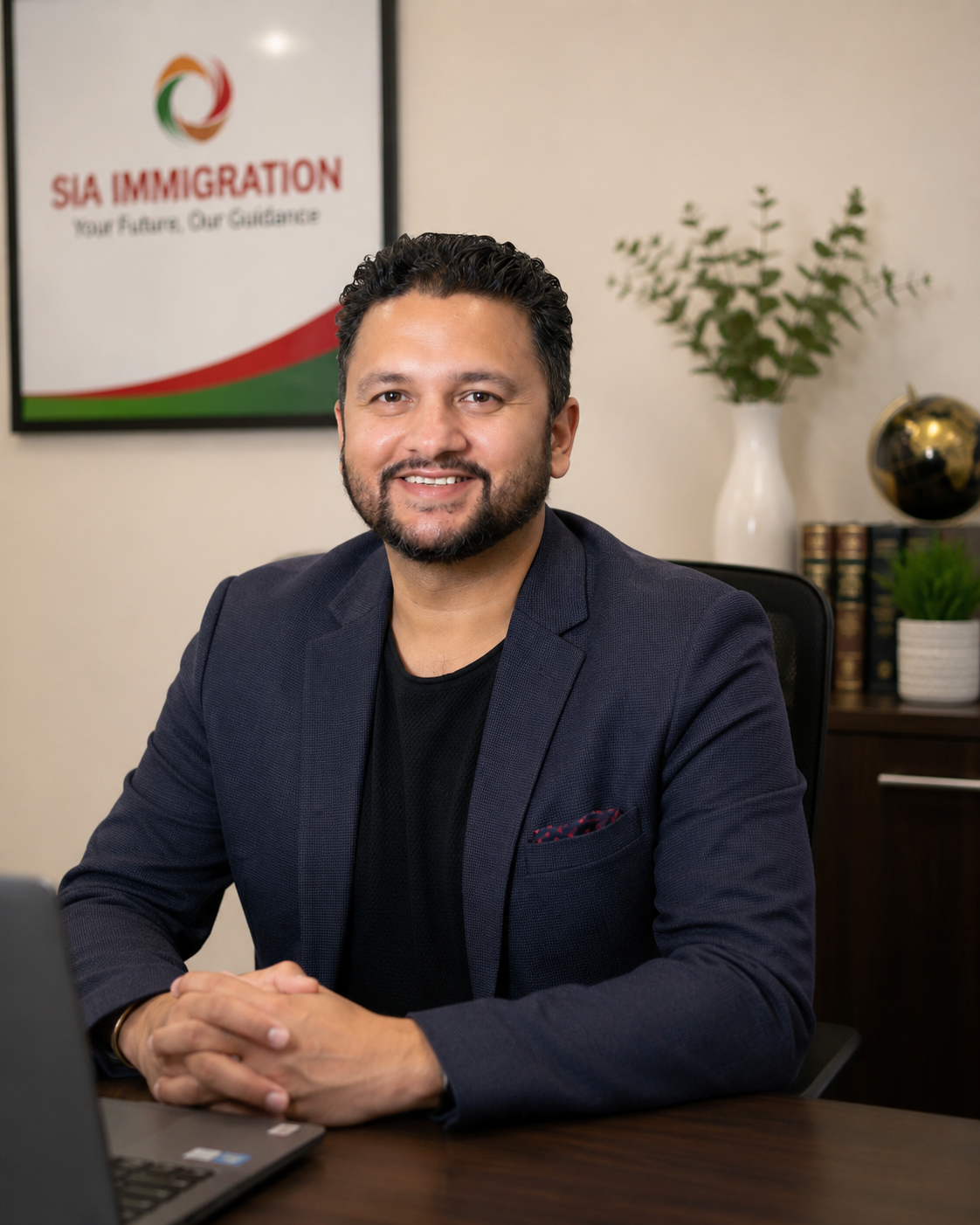Munish Joshi, Founder and Director of Sia Immigration Solutions